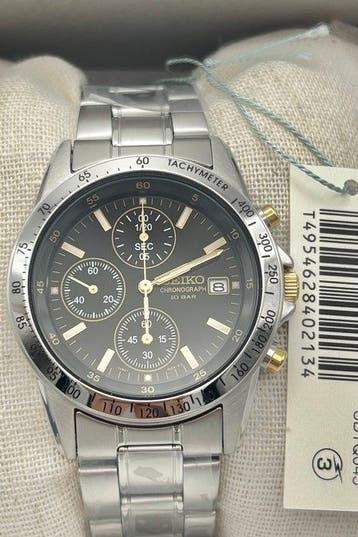 Seiko - Chronograph - Zonder minimumprijs - SBTQ043 - Heren
