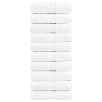 vidaXL Gastendoekjes SOLUND 10 st 600 g/m² 30x50 cm wit, Verzenden, Nieuw