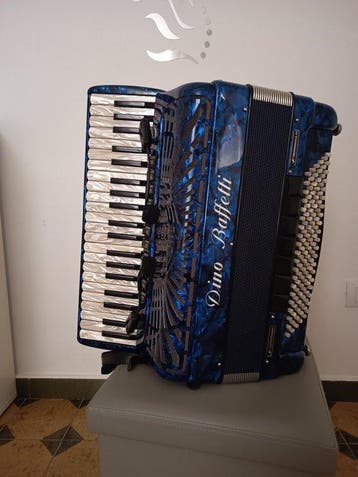 Dino baffetti. - Professional lll musette blu madreperla - -, Musique & Instruments