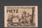 Frankrijk 1938 - expo-kaart Metz met de bijbehorende