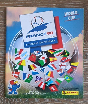 Panini World Cup France 98 - Ultra rare Czech Danone-Edition