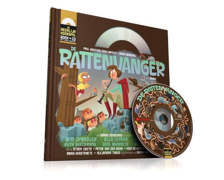 De rattenvanger / Heerlijk Hoorspel / 13 9789079040483, Boeken, Kinderboeken | Kleuters, Gelezen, Verzenden