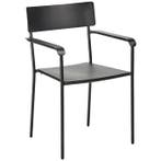 Serax Stoel Met Armleuningen S August Aluminium Zwart -, Tuin en Terras, Verzenden, Nieuw, Aluminium