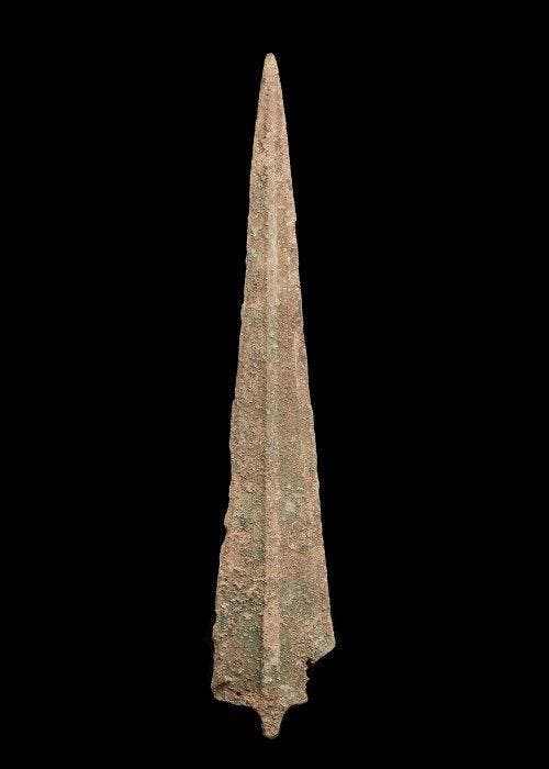 Âge du bronze Bronze Spearhead (Sans prix de réserve), Antiek en Kunst, Antiek | Overige Antiek