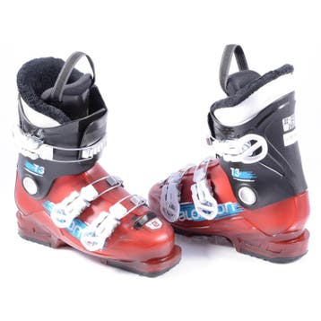 35 36 37 38 39 40 41 kinder skischoenen SALOMON T3, RED/blac, Sport en Fitness, Verzenden, Gebruikt, Salomon