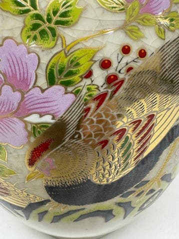 Vase japonais vintage Arita Seizangama   Poterie du, Antiquités & Art