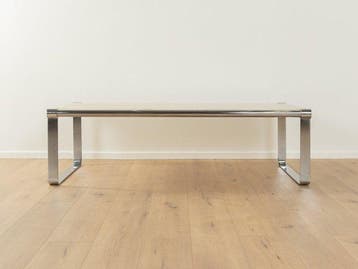Table basse - Chrome, Onyx - Table basse en onyx des années