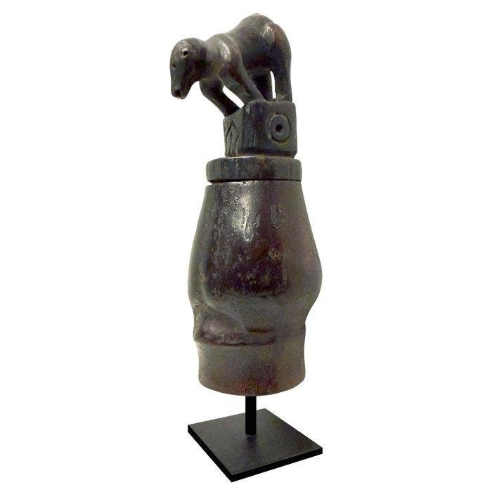 OUD & ORIGINAL Medicijncontainer - GURI GURI - Batak -, Antiquités & Art, Art | Art non-occidental