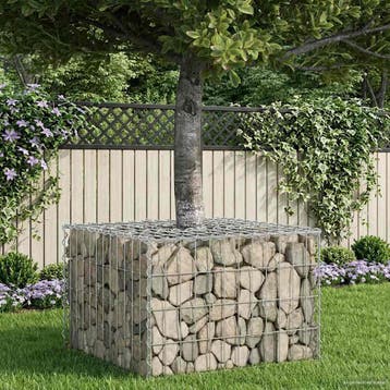 vidaXL Gabion verhoogd bed 60 x 60 x 40 cm Gegevens staal, Verzenden, Nieuw