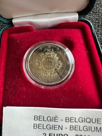 België. 2 Euro 2012/2016 10 jaar Euro + Olympische Spelen