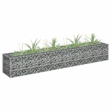 vidaXL Gabion plantenbak verhoogd 180x30x30 cm, Verzenden