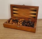 Schaakspel - Moroccan Thuya wood chess set – handcrafted -
