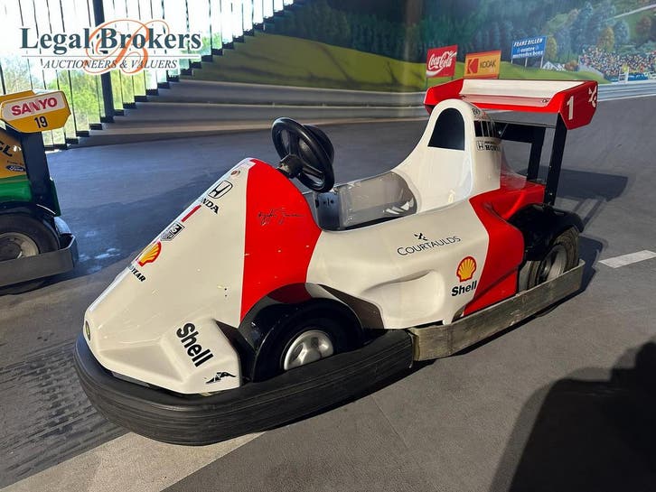Senna Mclaren botsauto, Huis en Inrichting, Woonaccessoires | Overige, Zo goed als nieuw, Ophalen of Verzenden