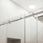 Verona schuifdeurrail voor douche nis - Chroom, Verzenden, Nieuw