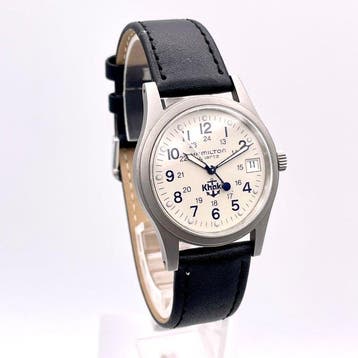 Hamilton - 9797 / KHAKI / MILITARY / VINTAGE - Sans prix de, Handtassen en Accessoires, Nieuw
