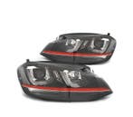 PHARES VOLKSWAGEN VW GOLF 7 12-17 LOOK GTI DAYLIGHT FOND NOI, Verzenden
