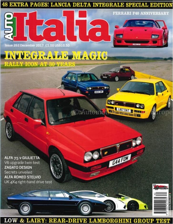 2017 AUTO ITALIA MAGAZINE 262 ENGELS, Livres, Autos | Brochures & Magazines