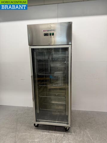Armoire réfrigérée mobile à porte vitrée en acier, Articles professionnels, Verzenden