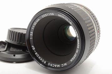 Minolta MC Macro Rokkor-QF 3.5/50mm | Objectif d’appareil
