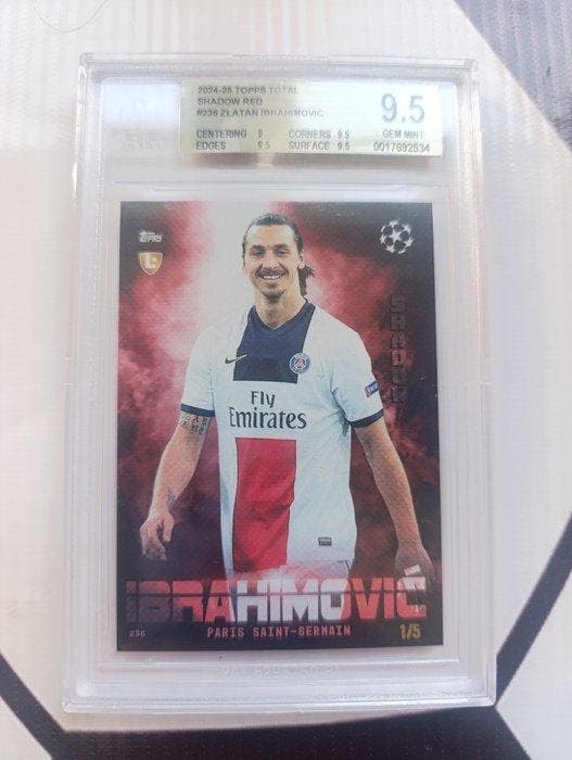 2014/15 Topps Topps Total Zlatan Ibrahimovi7 #236, Verzamelen, Stickers