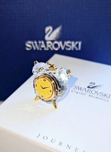 Swarovski - Beeldje - Swarovski crystal alarm clock -