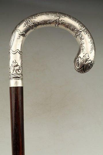 Canne de marche - Argent 950