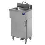 Handwasbak | Voetbediening | 430x280x140mm | RVS |, Verzenden, Nieuw in verpakking