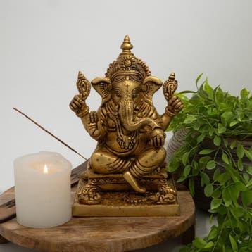 Hoge Kwaliteit Ganesha 21 cm Hoog - 14 cm breed- 14 cm diep, Ophalen of Verzenden, Nieuw
