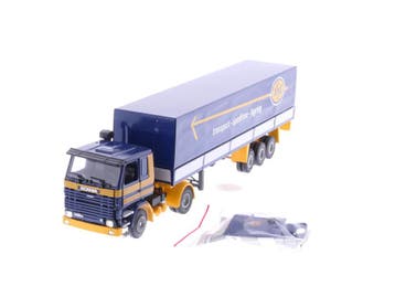 Schaal 1:50 Tekno 860406 Zweden 1986 ASG  Scania Huifople..., Ophalen of Verzenden, Gebruikt, Tekno