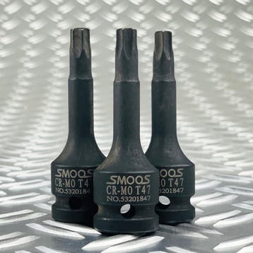 Smoos Losse inwendige T50 torx krachtdop met 1/2 opname - 3, Doe-het-zelf en Bouw, Gereedschap | Handgereedschap, Ophalen of Verzenden