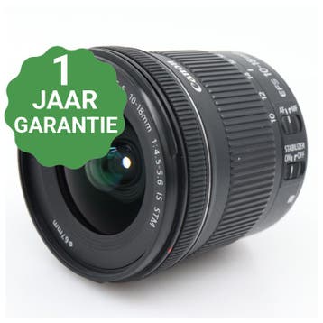 Canon EF-S 10-18mm f/4.5-5.6 IS STM | Tweedehands, Verzenden, Zo goed als nieuw