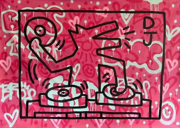 Freda People - Super Rare Haring Wall XXL