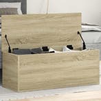 vidaXL Opbergbox 90x35x35 cm bewerkt hout sonoma, Verzenden