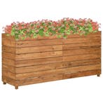 vidaXL Plantenbak verhoogd 150x40x72 cm gerecycled teakhout, Tuin en Terras, Verzenden, Nieuw
