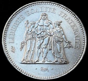 Frankrijk. 50 Francs 1977 Hercule (Zonder minimumprijs)