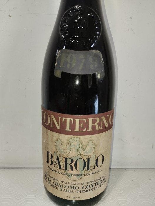 1979 Giacomo Conterno - Barolo - 1 Fles (0,75 liter), Collections, Vins