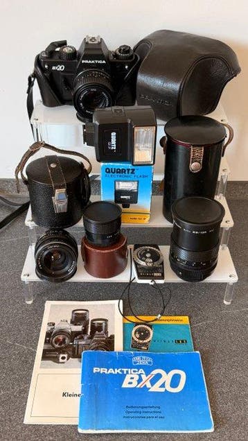 Praktica BX20 / BCS Electronic + Prakticar 1,8/50mm +, Nieuw