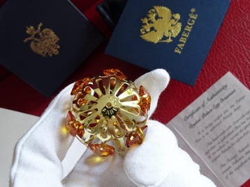 Figure - Fabergé style - Crystal Palace Imperial ornament