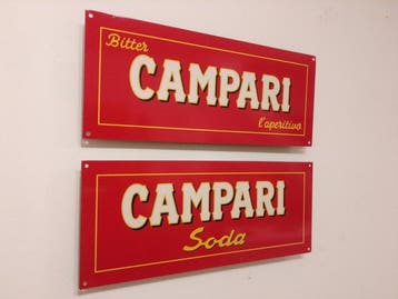 Davide Campari Spa Milano - Enseigne publicitaire (2) - 1960