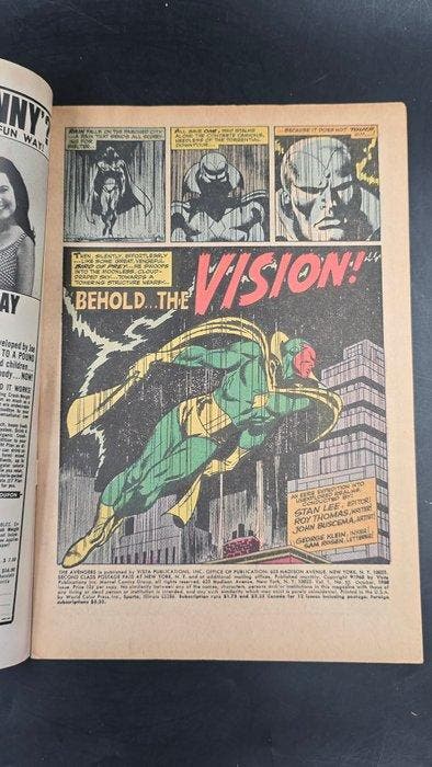 The Avengers (Vol. 1) #57 - Behold…the Vision! - 1st, Boeken, Strips | Comics