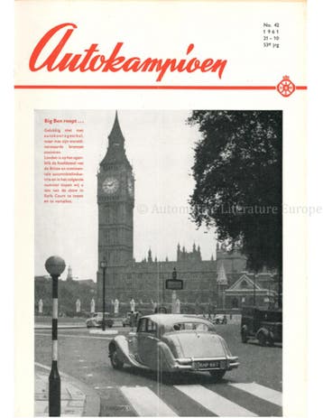 1961 AUTOKAMPIOEN MAGAZINE 42 NEDERLANDS