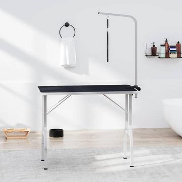 vidaXL Hondentrimtafel verstelbaar met 1 lus, Dieren en Toebehoren, Verzenden, Nieuw