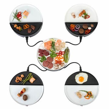 Bourgini Chefs Dinner Party Gourmetstel – 4 Personen –, Verzenden, Zo goed als nieuw