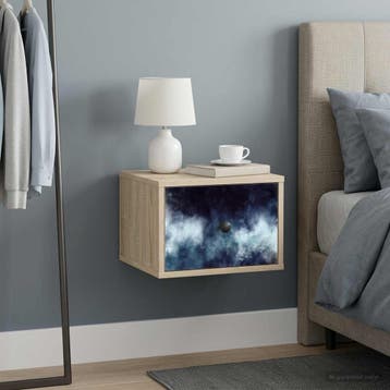 vidaXL Wandkastje voor Bed RAALTE Sonoma Eiken 36 x 33 x 25, Verzenden