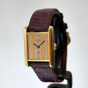 Cartier - Must de Cartier Tank Vermeil - Femme - 1990