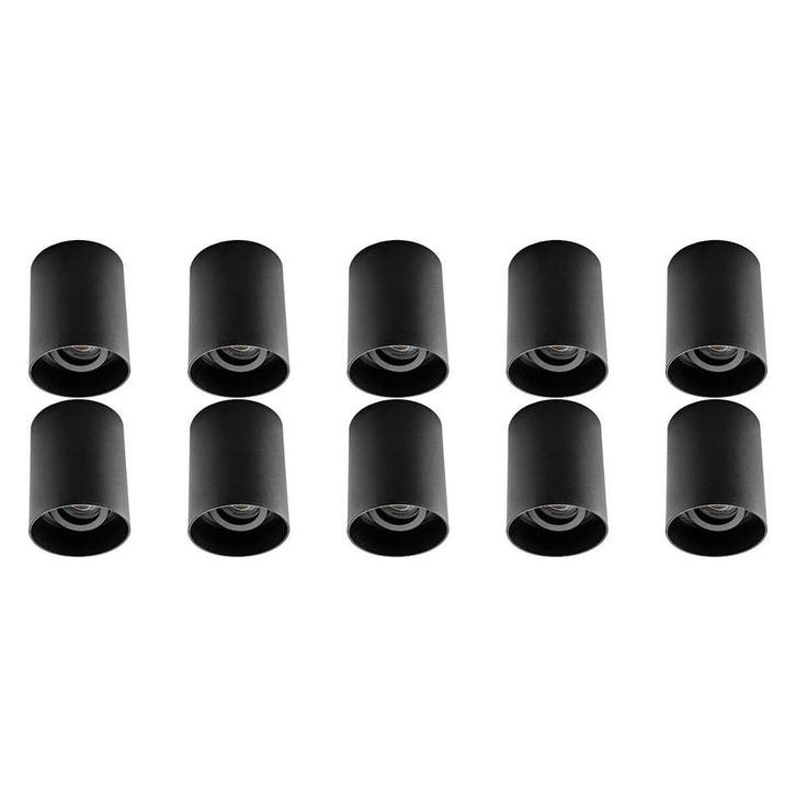 Pragmi Luxina Pro Opbouwspot 10 Pack - GU10 Fitting - LED To, Huis en Inrichting, Lampen | Overige, Nieuw, Verzenden
