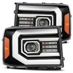 AlphaRex 07-13 GMC 1500HD PRO-Series Proj Headlights Plank, Auto-onderdelen, Verlichting, Ophalen of Verzenden, Nieuw