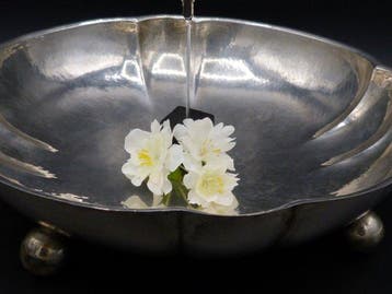 Plateau - Coque de pied artisanale - Argent 835