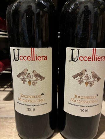 2016 Uccelliera - Brunello di Montalcino - 2 Bouteilles, Nieuw
