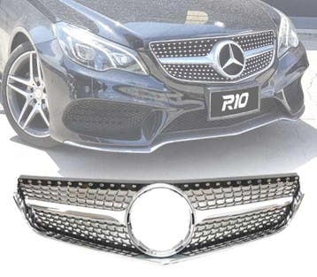 CALANDRE MERCEDES CLASSE E W207 14-16 LOOK DIAMOND CHROMÉ, Autos : Pièces & Accessoires, Carrosserie & Tôlerie, Verzenden
